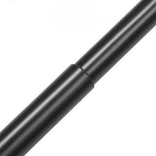 Barras de Cortina Dobles, Longitud Ajustable de 91.4-182.9 cm, Barras de Cortina Dobles Negras con Terminales Redondos, Diámetro de 2.5 cm y 1.9 cm, Barra de Cortina Doble para Cortinas Transparen...