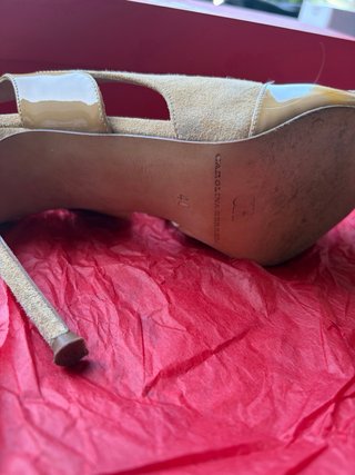 Zapatos destalonados Carolina Herrera nude