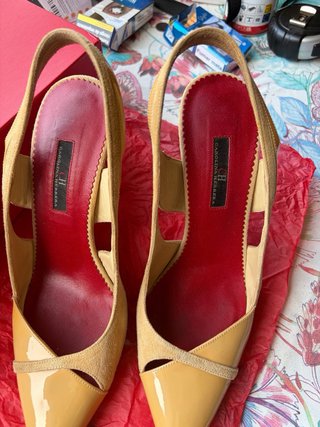 Zapatos destalonados Carolina Herrera nude