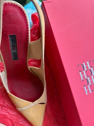Zapatos destalonados Carolina Herrera nude