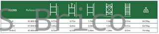 Andamio Modular Aluminio - 2,77 Metros - Pack A