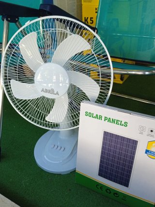 Ventilador ABRILA Solar Blanco
