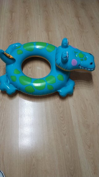 Flotador hinchable de cocodrilo