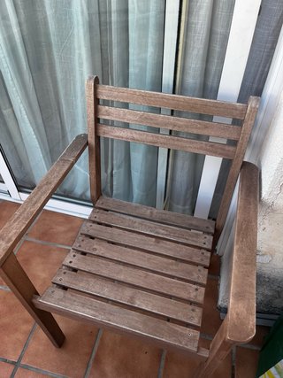 Mesa y sillas madera IKEA