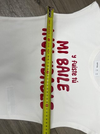 Camiseta Crop Top Lefties Mi Baile Inolvidable Tal