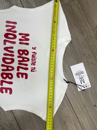 Camiseta Crop Top Lefties Mi Baile Inolvidable Tal