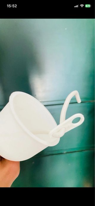 Lampadario moderno beige e bianco
