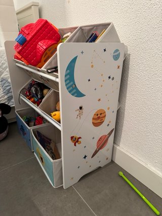 Estantería organizadora de juguetes infantil