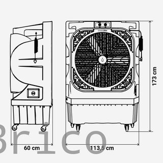 Climatizador 150L Modo Frío y Evaporación - TULUM PLUS 90150