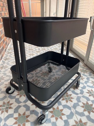 Carrito Auxiliar 3 Niveles Ikea Bambú