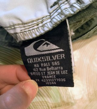 Bermuda Cargo Quiksilver Bambino Tg 10