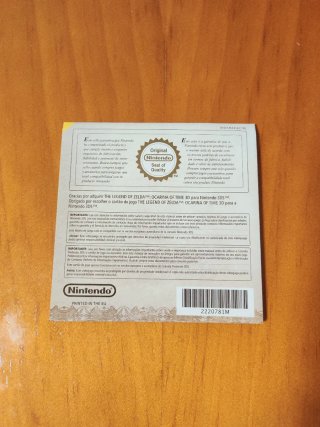1ª Edizione Zelda Ocarina of Time 3D, Nintendo 3DS