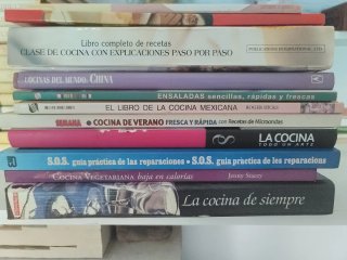 Lote 8 Libros Cocina Variada