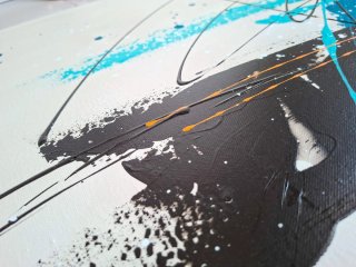 Quadro Astratto XXL 120x70 Pronto da Appendere