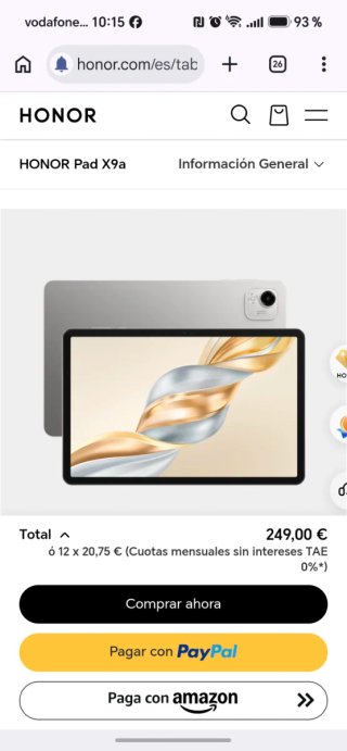 HONOR Pad X9a Tablet