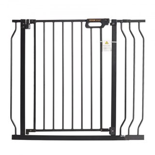 Puerta para Bebés, 29.5"-37" Extra Ancha, 30" Alta, Puerta para Perros para Escaleras, Puertas y Casa, Puerta para Niños de Fácil Paso con Cierre Automático, Puerta de Seguridad para Mascotas con ...