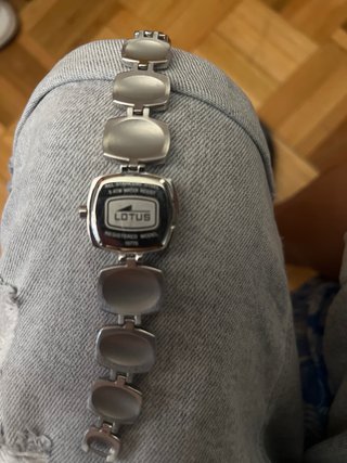 Reloj Lotus Mujer Plata y Blanco