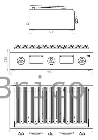 Barbacoa Gas Serie 500 - B900