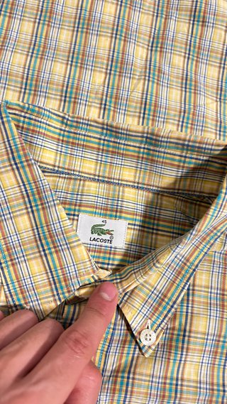 Camisa Lacoste a cuadros