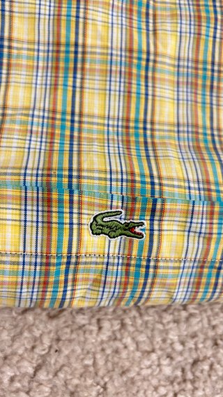 Camisa Lacoste a cuadros