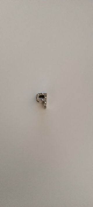 Charm Letra P Pandora Plata