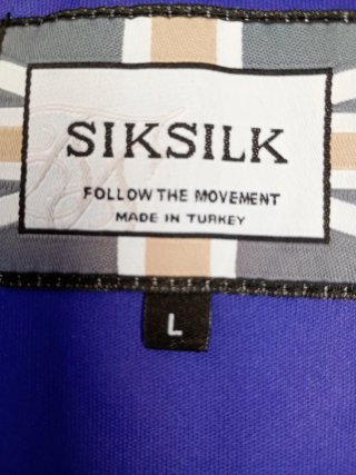 Camiseta SikSilk Degradado morado y Blanco