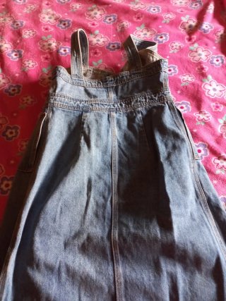 Vestido vaquero midi con botones