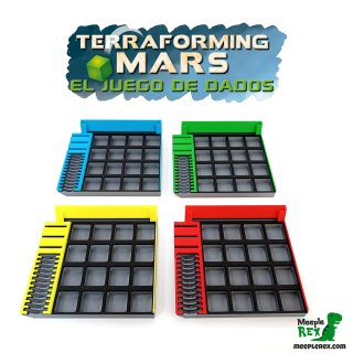 4 Tavole per Terraforming Mars - Gioco dei Dadi