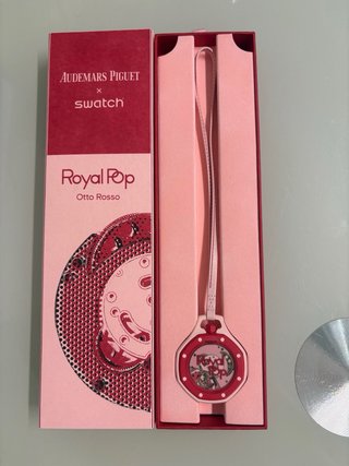 Swatch X AP Reloj Beige y Azul