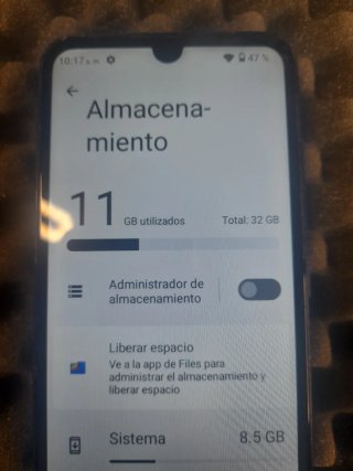 Teléfono ZTE Negro