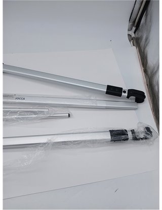 JOCCA - Barra para Colgar Supletoria/Barra de Armario Extra/Perchero Ajustable/Aguanta Hasta 10Kg/ Montaje Sencillo
