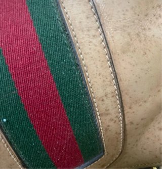 Borsone Gucci Vintage Pelle Marrone