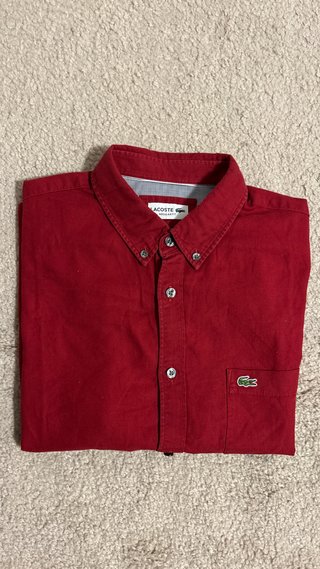 Camisa Lacoste Roja