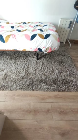 Alfombra Pelo Largo Gris IKEA 170x240 Modelo GASER