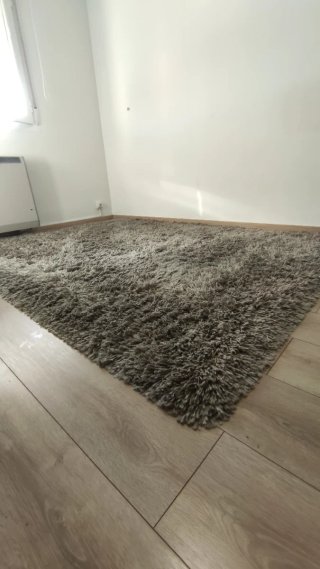 Alfombra Pelo Largo Gris IKEA 170x240 Modelo GASER