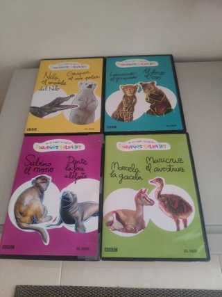 Colección DVD animales para niños