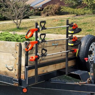 Soporte para Desmalezadora, Soporte para Desmalezadora de 3 Plazas, Soporte de Bloqueo para Desmalezadora, Soporte para Remolque de Paisajismo Montaje en Camionetas Abiertas/Remolques Cerrados, Par