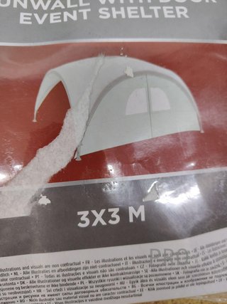 Parasol exterior 3x3