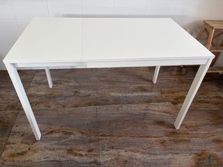 Mesa extensible Ikea blanca