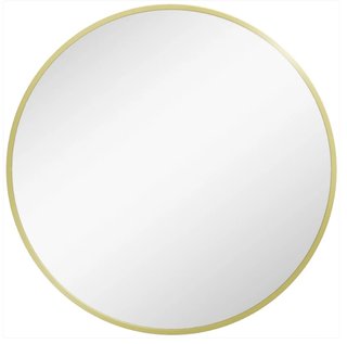 Espejo Redondo Baño Ø70 cm Dorado