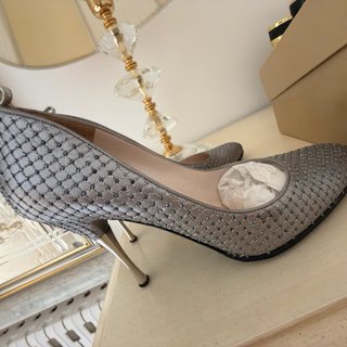 Sergio Rossi Scarpe Argento Eleganti