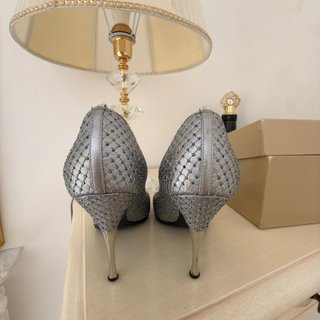 Sergio Rossi Scarpe Argento Eleganti
