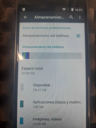 Teléfono LG K5 Negro