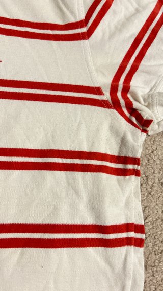 Camiseta GANT Rayas Rojas Talla XL