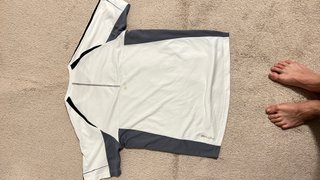 Camiseta Adidas Blanca y Gris