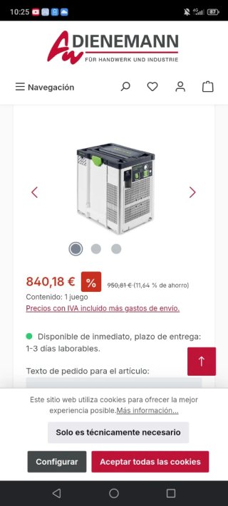 Purificador de aire Festool AirCleaner