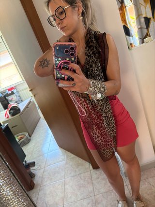 Foulard Moschino fantasia animalier