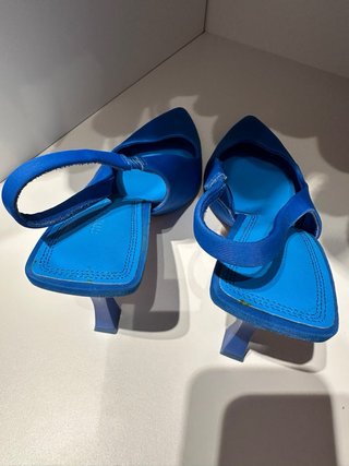 Zapatos Slingback Azules T39 Stradivarius