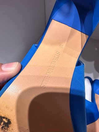 Zapatos Slingback Azules T39 Stradivarius