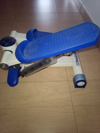 Mini Stepper Fitness Azul y Blanco